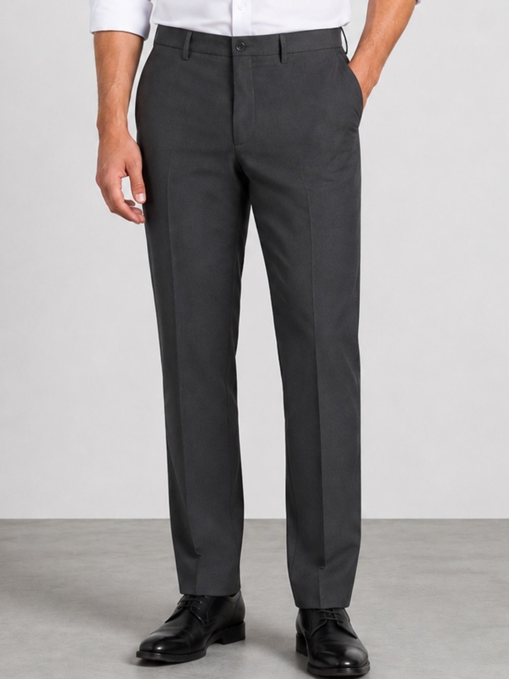 Haggar NWT Cool 18 Pro classic fit pants men’s 36 x 34 gray